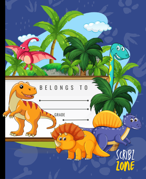 dino science notebook by scribz zone
